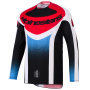 Motocross Jerseys Alpinestars Techstar Knif Jersey Black White Red