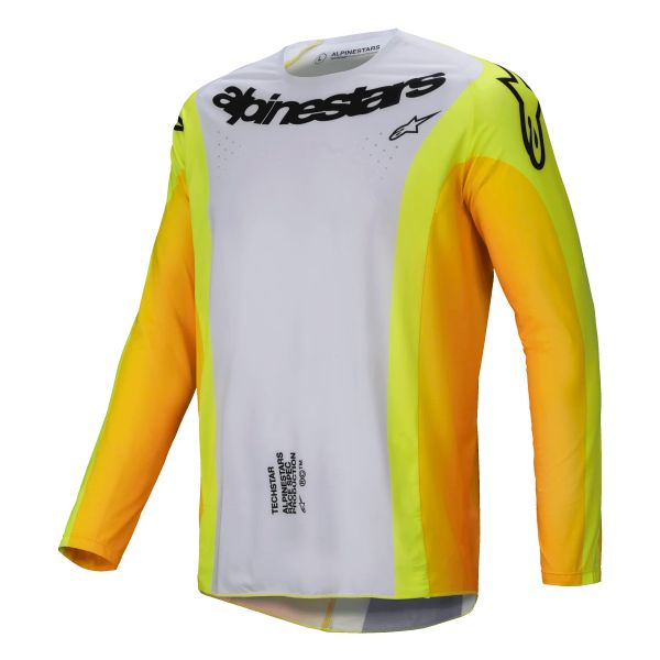 Motocross Jerseys Alpinestars Techstar Melt Yellow Black Motocross Jerseys Alpinestars Techstar Melt Yellow Black