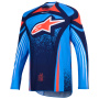 Motocross Jerseys Alpinestars Techstar Nomur Jersey Dark Navy Orange Ucla Blue