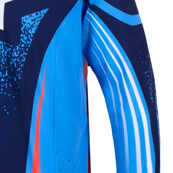 Alpinestars Techstar Nomur Jersey Dark Navy Orange Ucla Blue