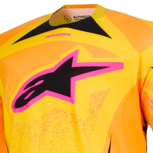 Alpinestars Techstar Nomur Jersey Orange Yellow Pink