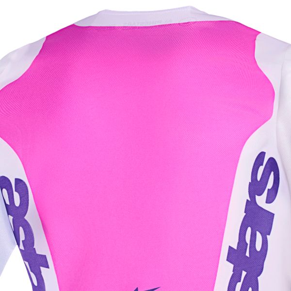 Alpinestars Youth Fluid Grid Jersey Black Light Gray Purple