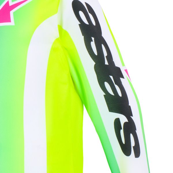 Alpinestars Youth Fluid Portl Jersey Green White Black