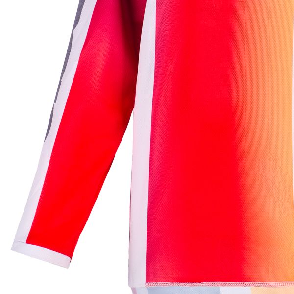 Alpinestars Youth Fluid Portl Jersey Red Light Gray Dark Gray