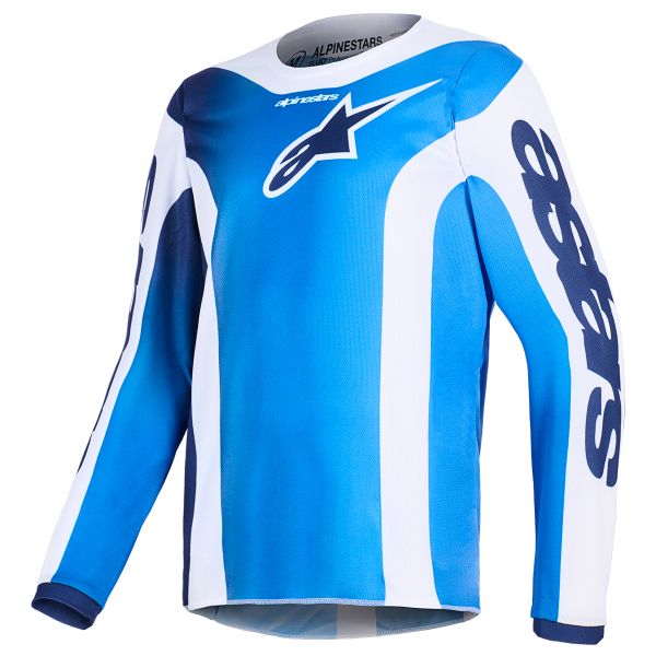 Motocross Jerseys Alpinestars Youth Fluid Portl Jersey Ucla Blue White