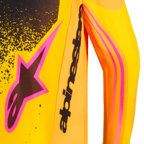 Alpinestars Youth Supertech Nomur Jersey Orange Yellow Pink