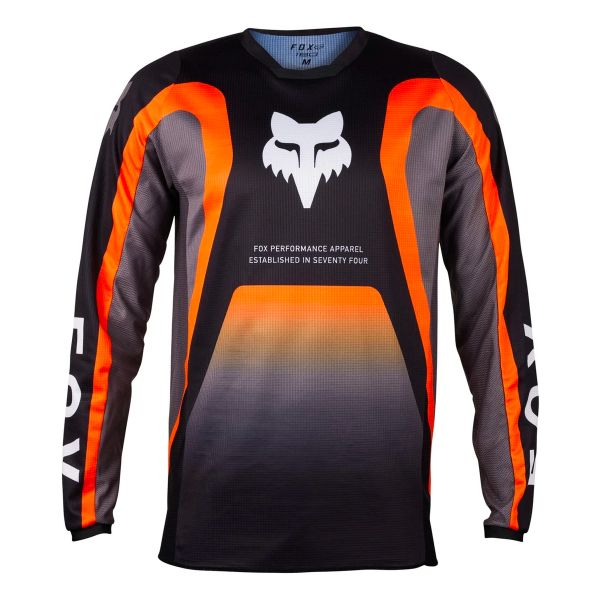 Motocross Jerseys FOX 180 Ballast Black Grey Motocross Jerseys FOX 180 Ballast Black Grey