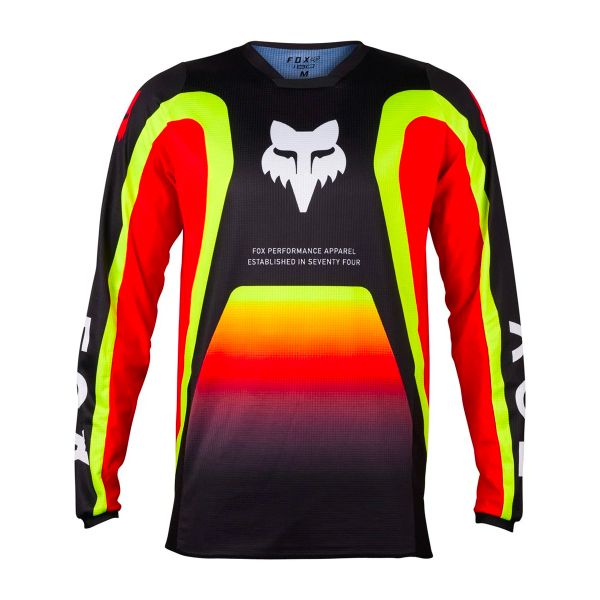 Motocross Jerseys FOX 180 Ballast Black Red Kid