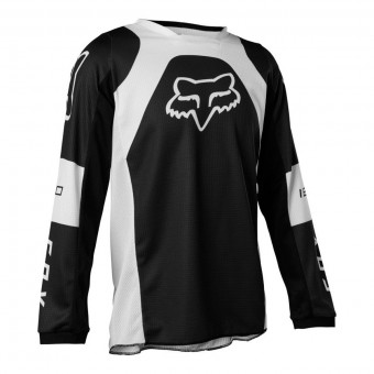 Motocross Jerseys FOX 180 Lux Black Kid