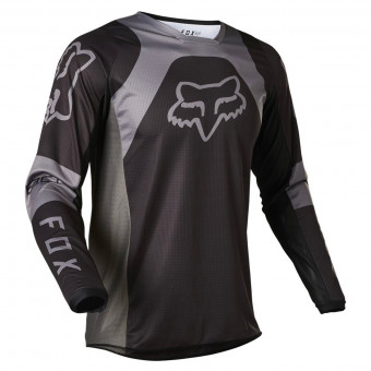 Motocross Jerseys FOX 180 Lux Black Black Motocross Jerseys FOX 180 Lux Black Black