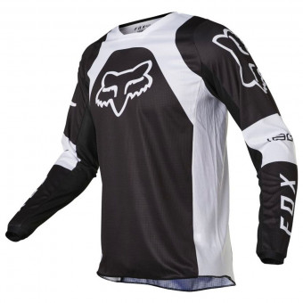 Motocross Jerseys FOX 180 Lux Black White