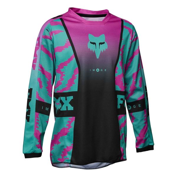 Motocross Jerseys FOX 180 Nuklr Teal Kid