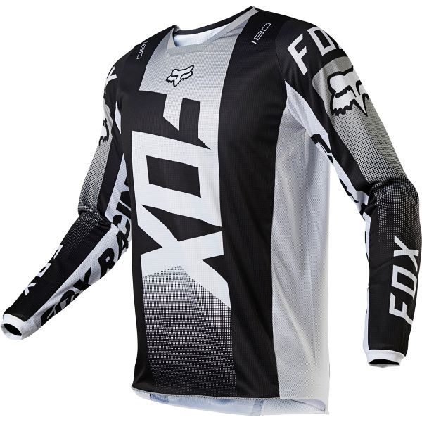 Motocross Jerseys FOX 180 Oktiv Black White