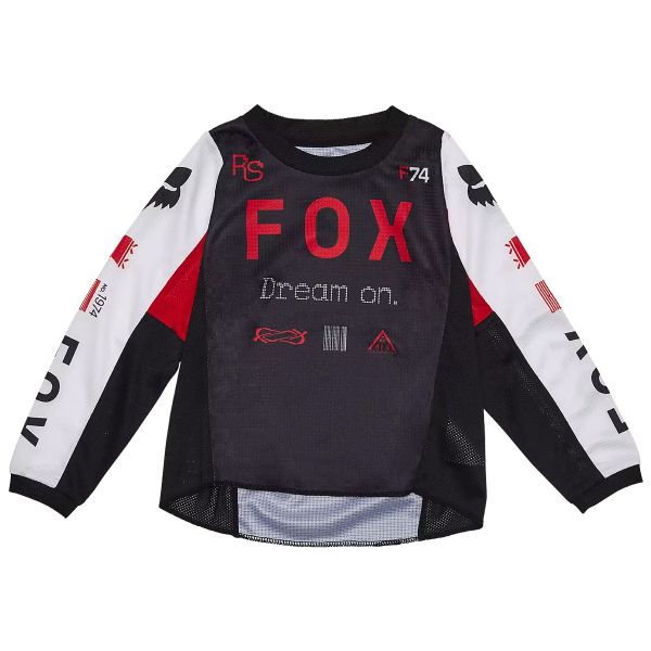 Motocross Jerseys FOX 180 Race Spec Flo Red Kid Motocross Jerseys FOX 180 Race Spec Flo Red Kid