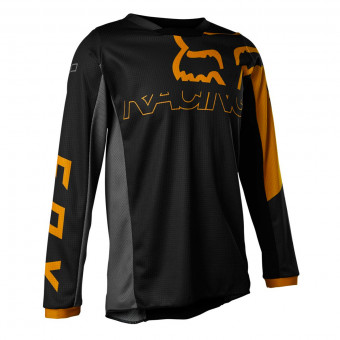 Motocross Jerseys FOX 180 Skew Black Gold Kid