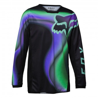 Motocross Jerseys FOX 180 Toxsyk Black Kid
