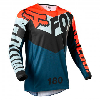 Motocross Jerseys FOX 180 Trice Grey Orange