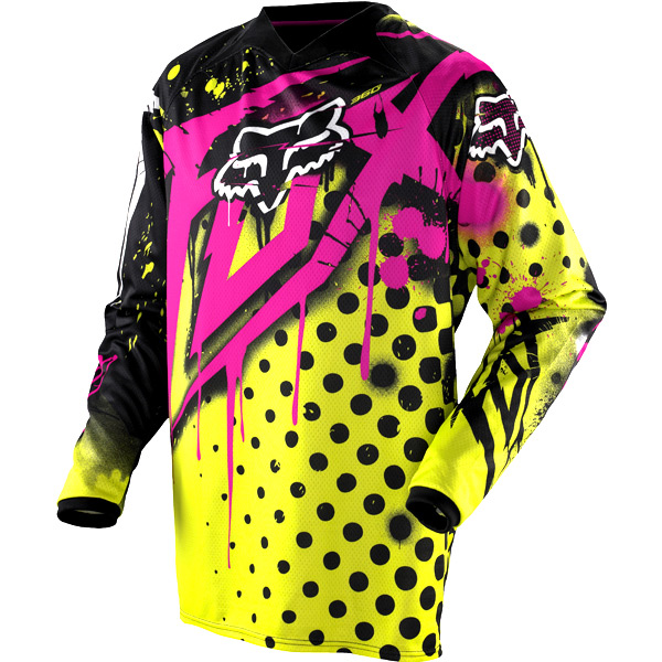 Motocross Jerseys FOX 360 Graphic Riot Green Jersey