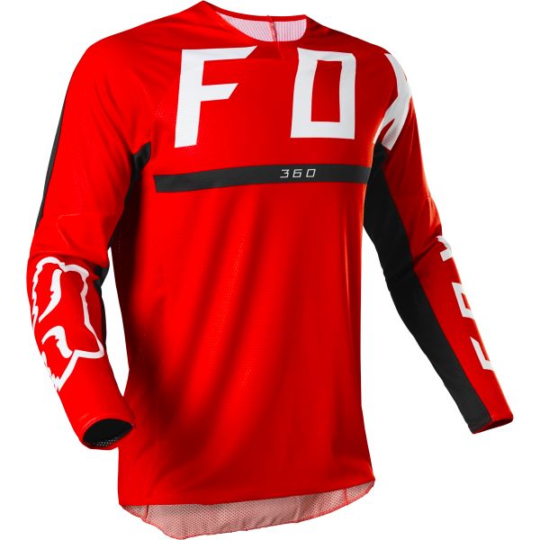Motocross Jerseys FOX 360 Merz Fluo Red