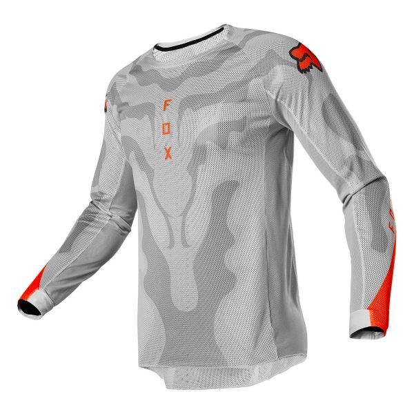Motocross Jerseys FOX Airline Exo Grey Orange
