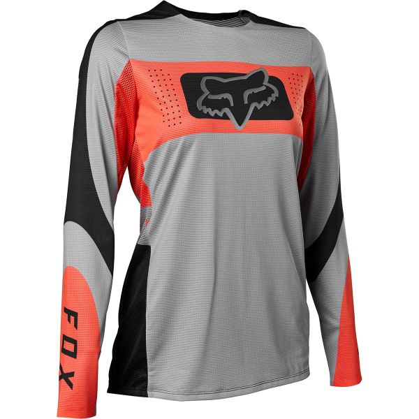 Motocross Jerseys FOX Flexair Mirer Woman Steal Grey