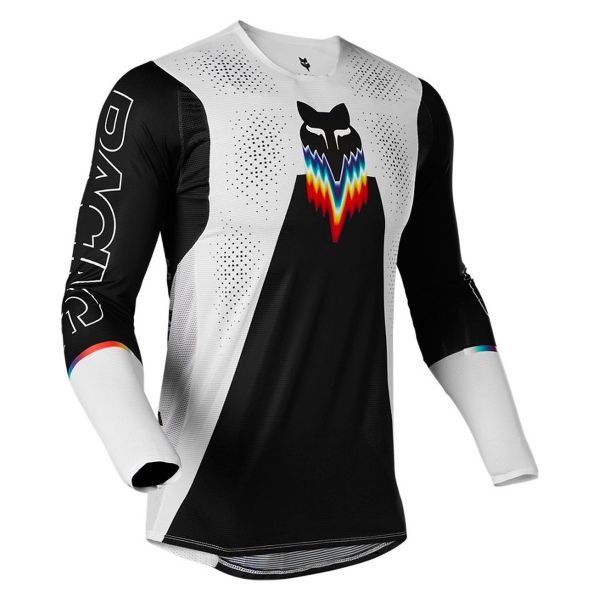 Motocross Jerseys FOX Flexair Relm Black White