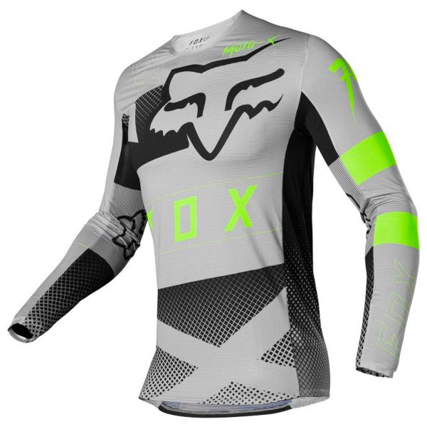 Motocross Jerseys FOX Flexair Riet Steal Grey