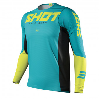Motocross Jerseys SHOT Aerolite Airflow Lime