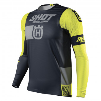 Motocross Jerseys SHOT Aerolite Husqvarna Dark Grey