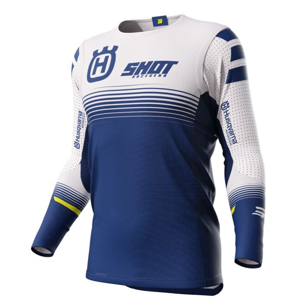 Motocross Jerseys SHOT Aerolite Husqvarna Limited Edition 2023 Blue