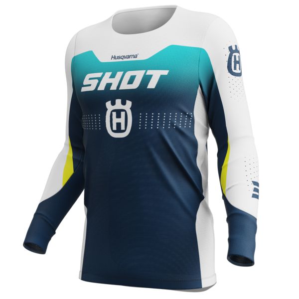 Motocross Jerseys SHOT Aerolite Hva 26 Blue