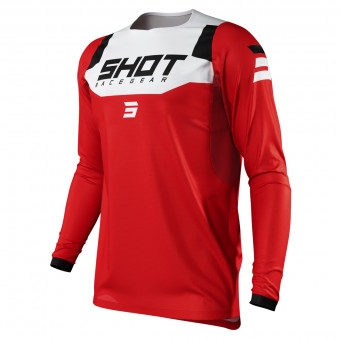 Motocross Jerseys SHOT Contact Chase Red