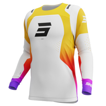 Motocross Jerseys SHOT Contact Ionyx White