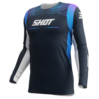 Motocross Jerseys SHOT Contact Kid Apex Blue