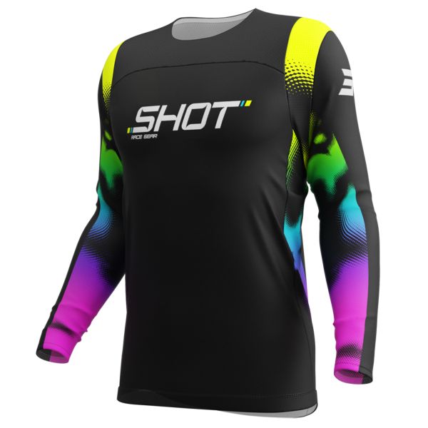 Motocross Jerseys SHOT Contact Kid Nitro Black