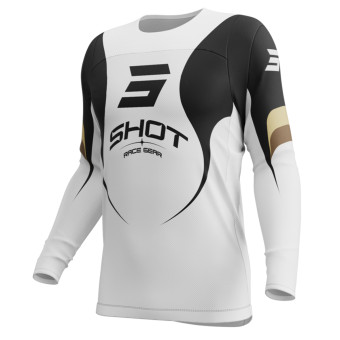 Motocross Jerseys SHOT Contact Manta White