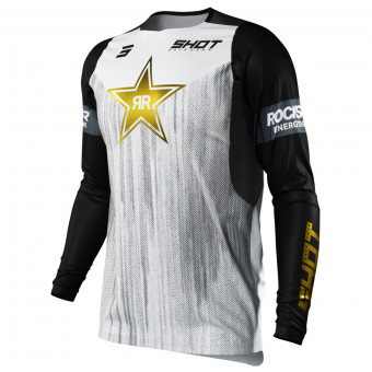 Motocross Jerseys SHOT Contact Replica Rockstar Limited Edition 2022 White