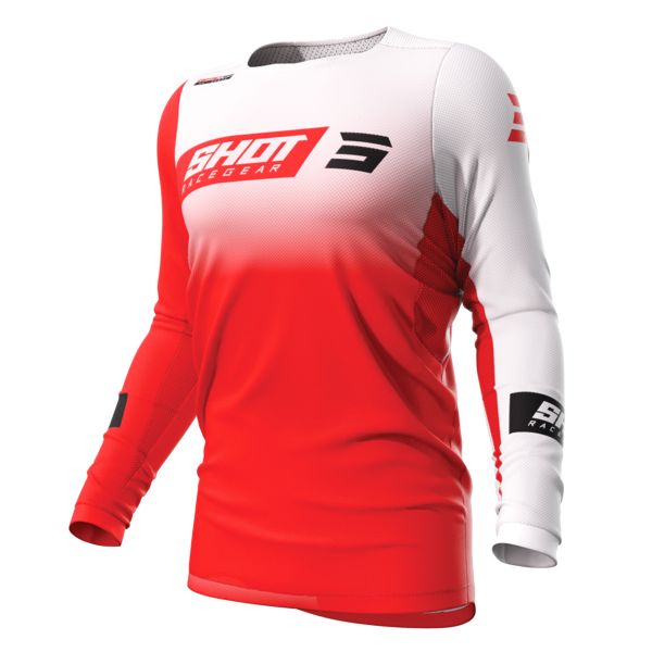 Motocross Jerseys SHOT Contact Scope Red