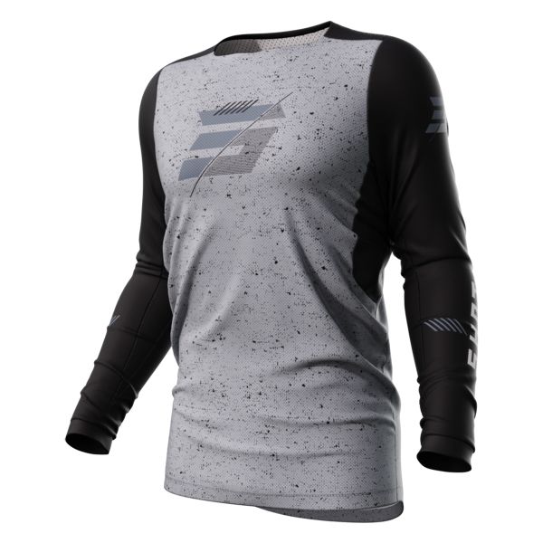 Motocross Jerseys SHOT Contact Speck Black Grey Motocross Jerseys SHOT Contact Speck Black Grey