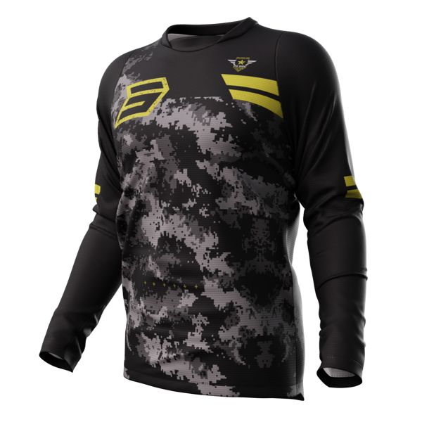 Motocross Jerseys SHOT Devo Army Gold