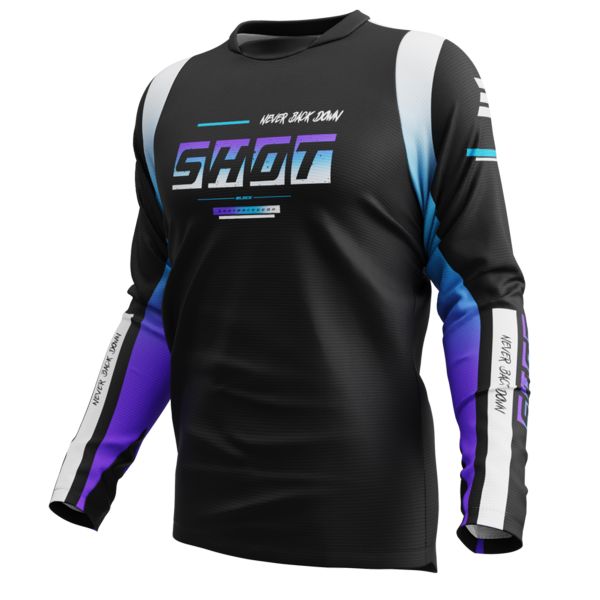Motocross Jerseys SHOT Devo Block Purple