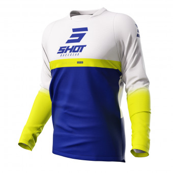 Motocross Jerseys SHOT Devo Reflex Blue
