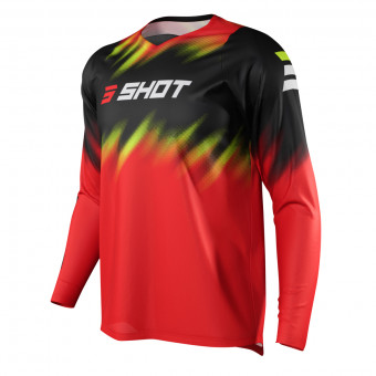 Motocross Jerseys SHOT Devo Versus Red Kid