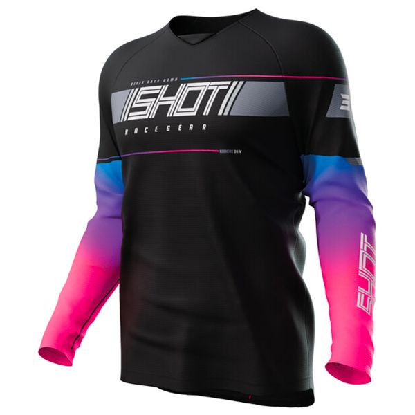 Motocross Jerseys SHOT Draw Indy Black Kid
