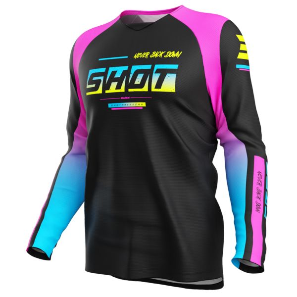 Motocross Jerseys SHOT Draw Kid Block Pink