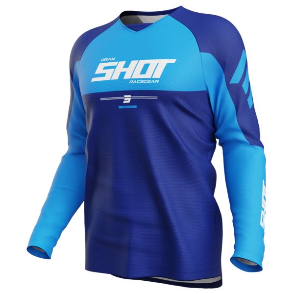 Motocross Jerseys SHOT Draw Private Blue