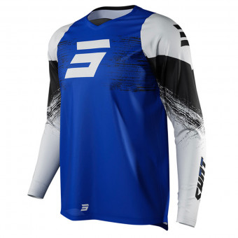 Motocross Jerseys SHOT Raw Burst Blue