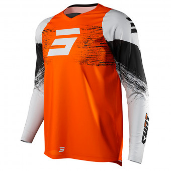 Motocross Jerseys SHOT Raw Burst Orange