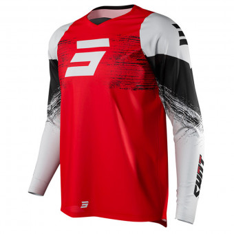 Motocross Jerseys SHOT Raw Burst Red