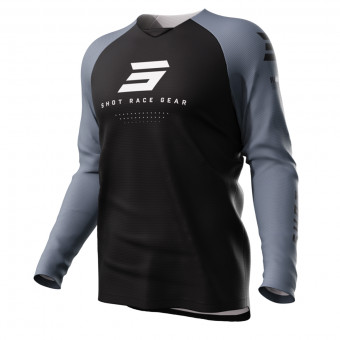 Motocross Jerseys SHOT Raw Escape Grey